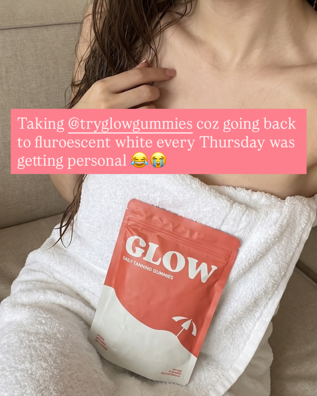 Glow Gummies Facebook ad