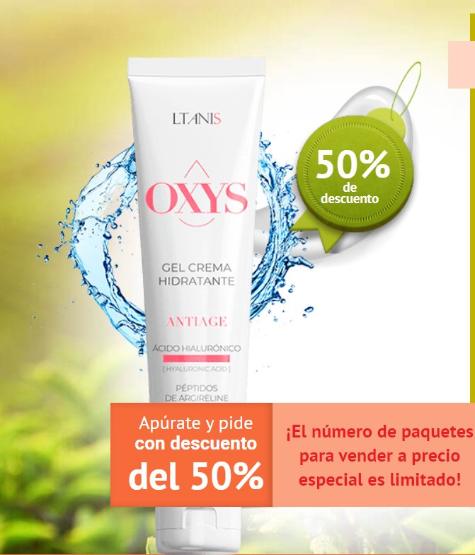 Oxys - PE Facebook ad: Pídela hoy con 50% OFF