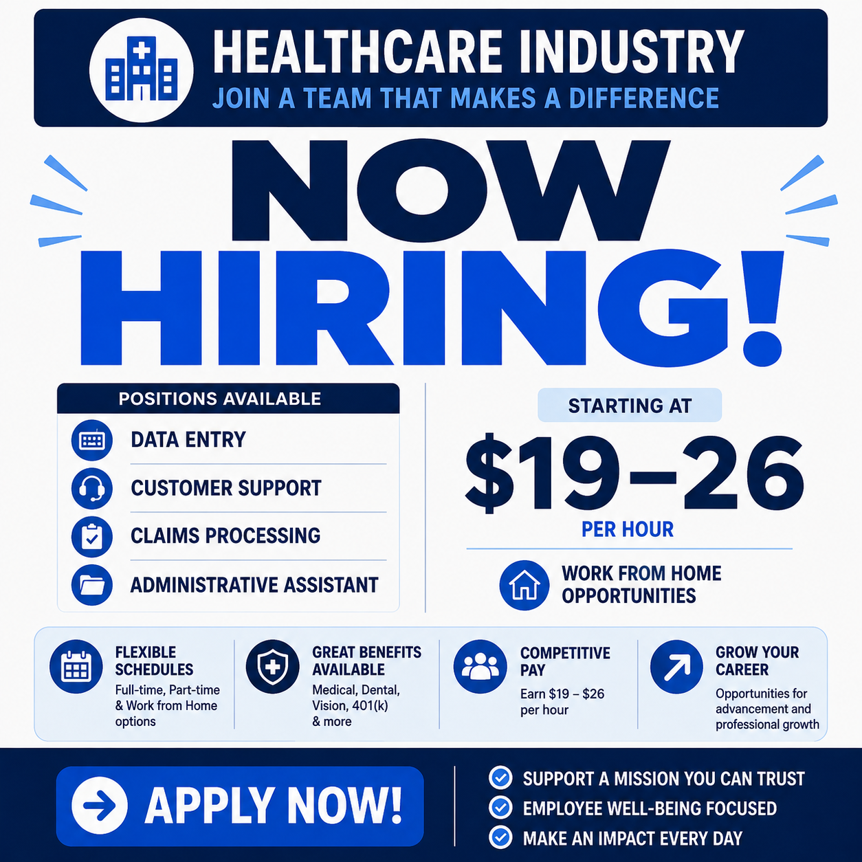 Job Spot Facebook ad: Easy Application!