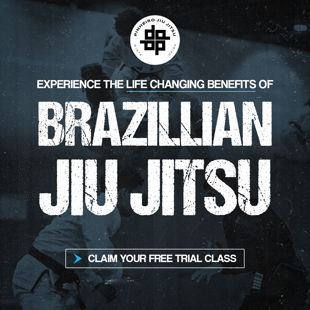 Pinheiro Jiu-Jitsu Facebook ad: BOOK YOUR FREE INTRO CLASS