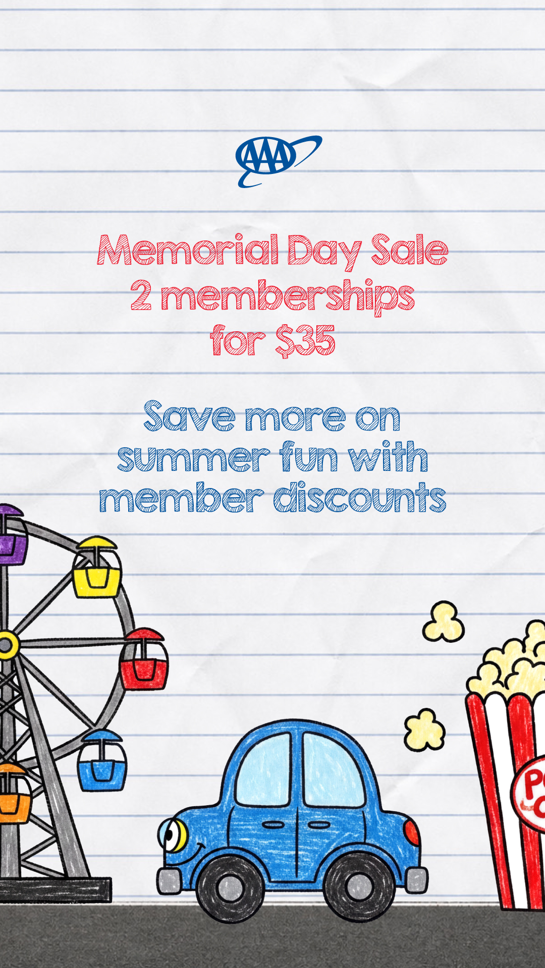 AAA Auto Club Enterprises Facebook ad
