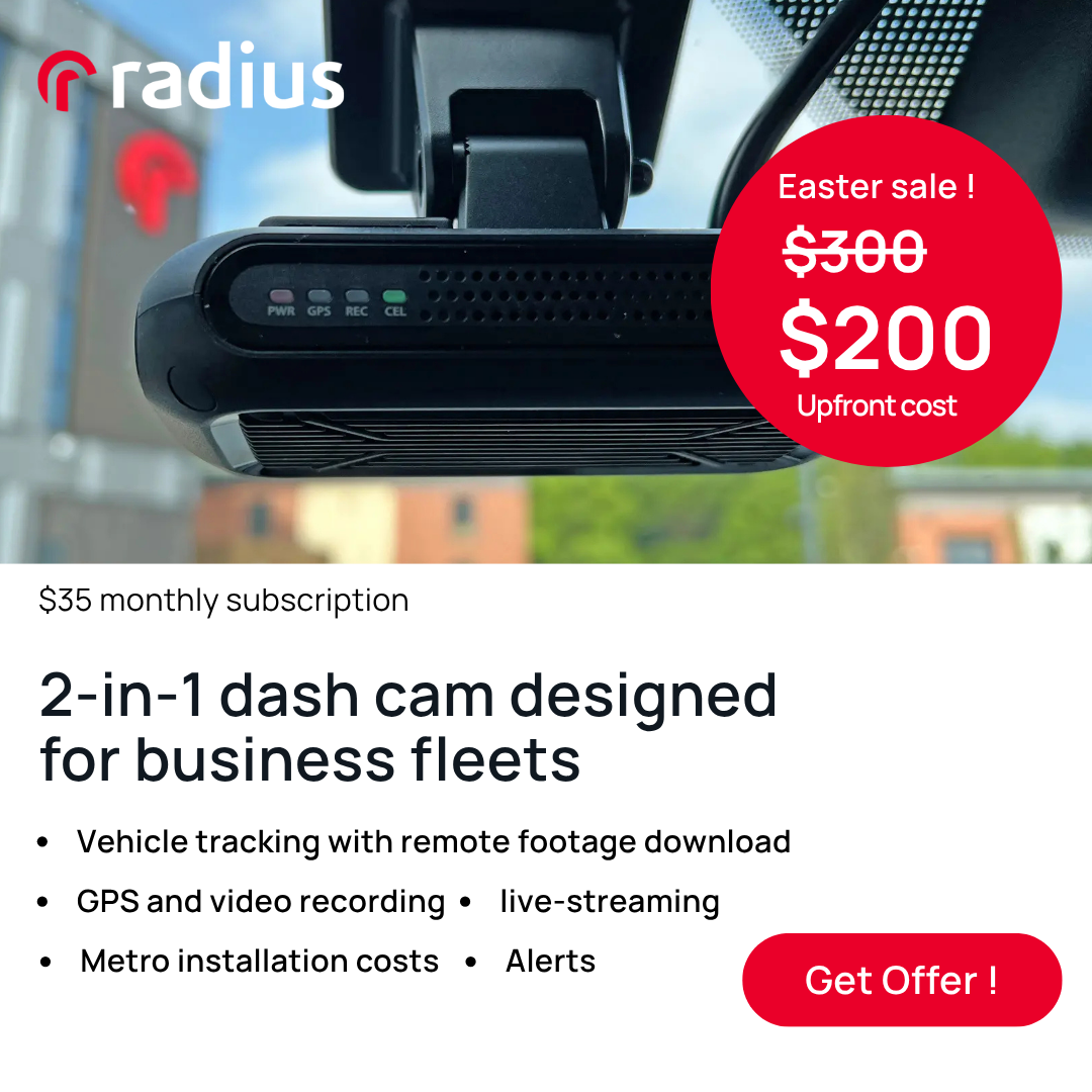 Radius Telematics Australia Facebook ad
