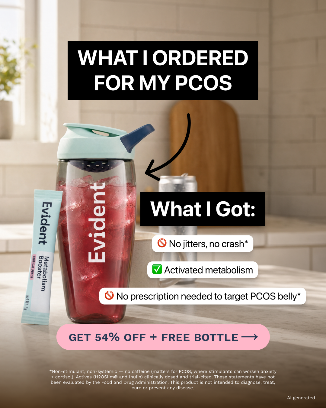 Evident Wellness Facebook ad