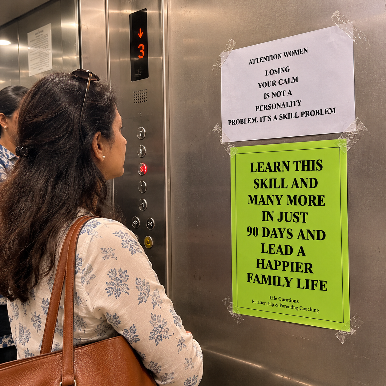 Life Curations by Vandana Facebook ad: Reconnect With Your Husband and Kids