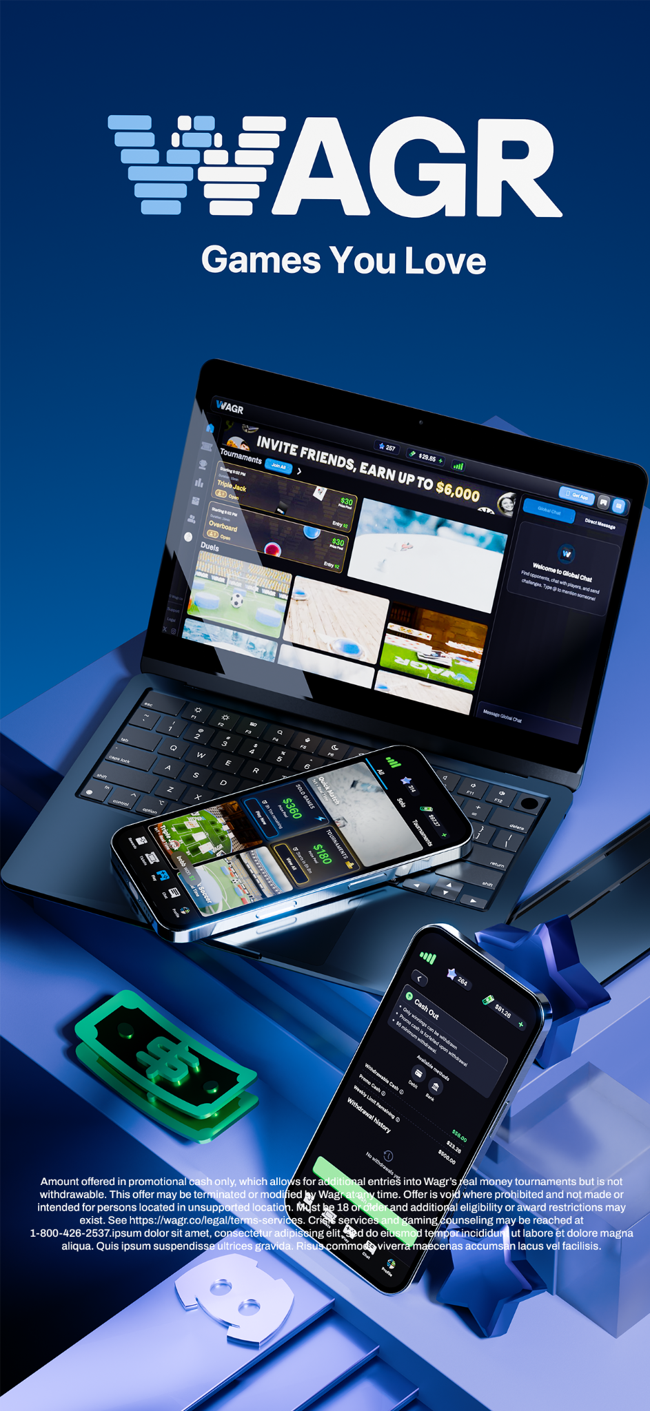 Wagr.co Facebook ad