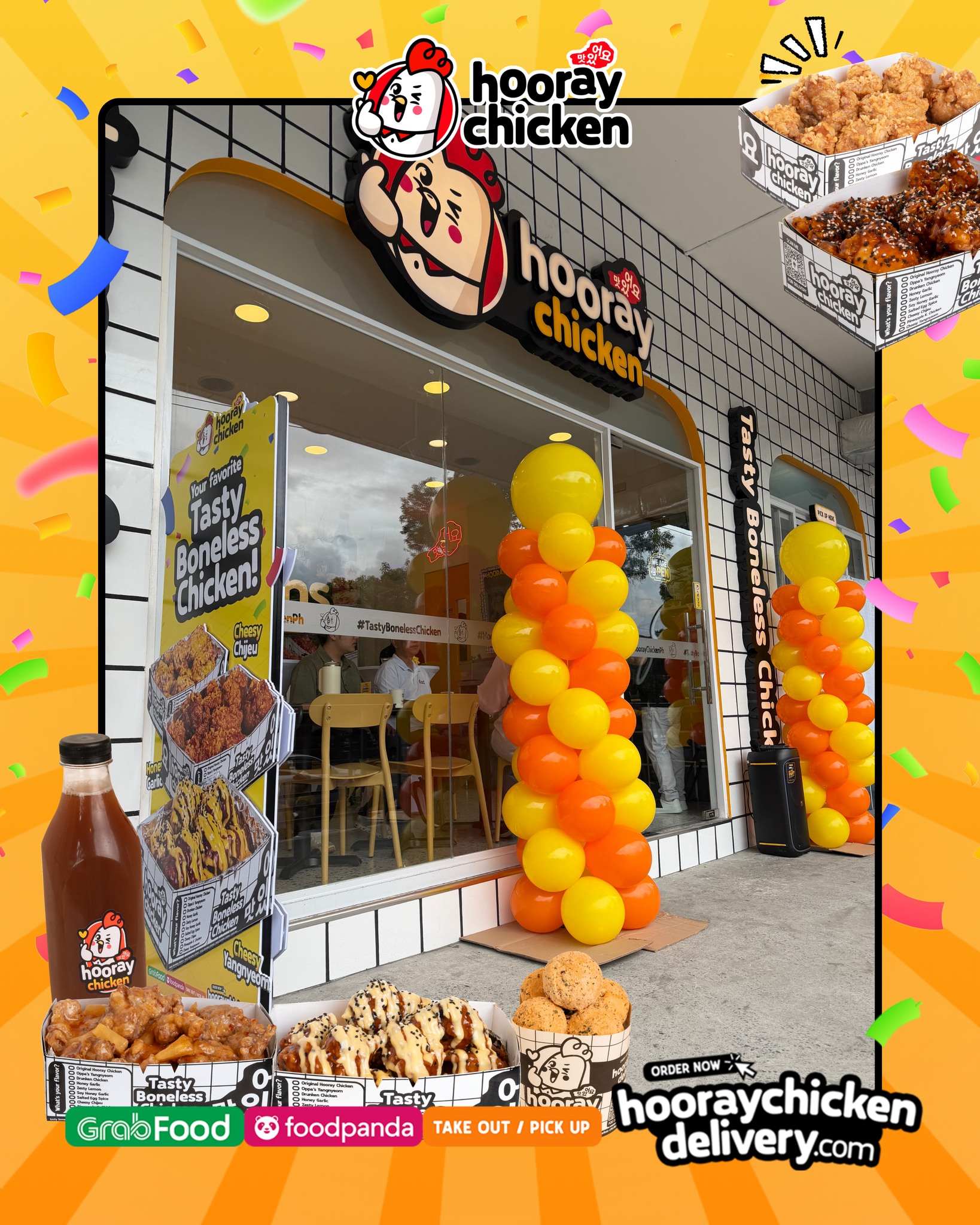 Hooray Chicken Facebook ad: ANNYEONGHASEYO, WHITE PLAINS!
