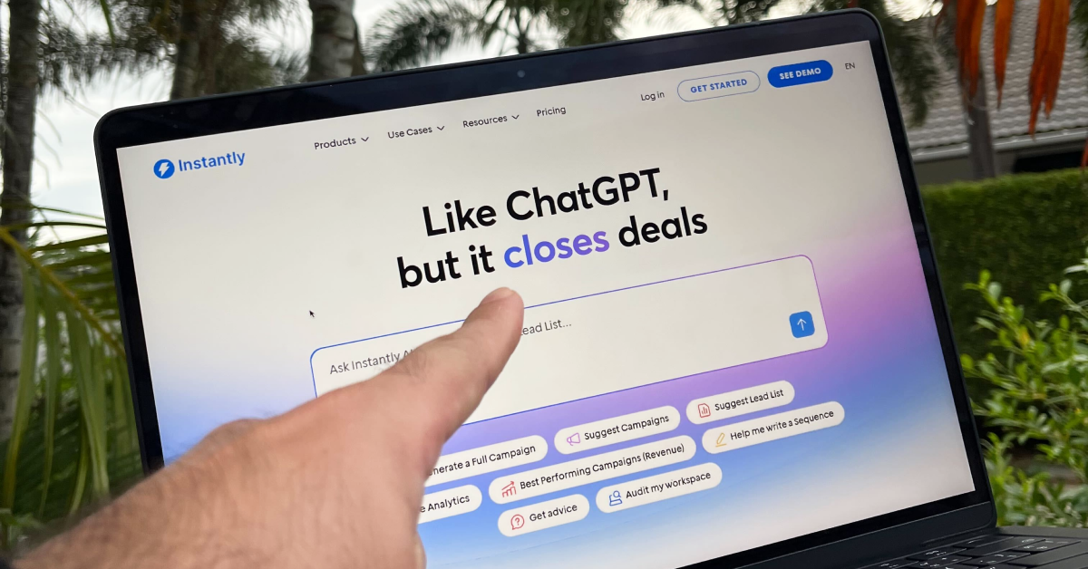 Instantly.ai Facebook ad