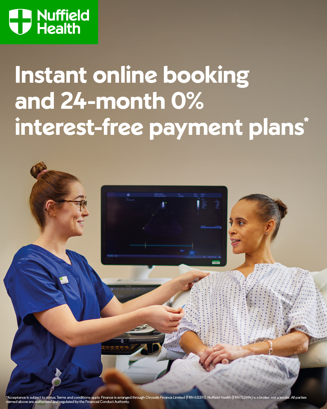 Nuffield Health Facebook ad