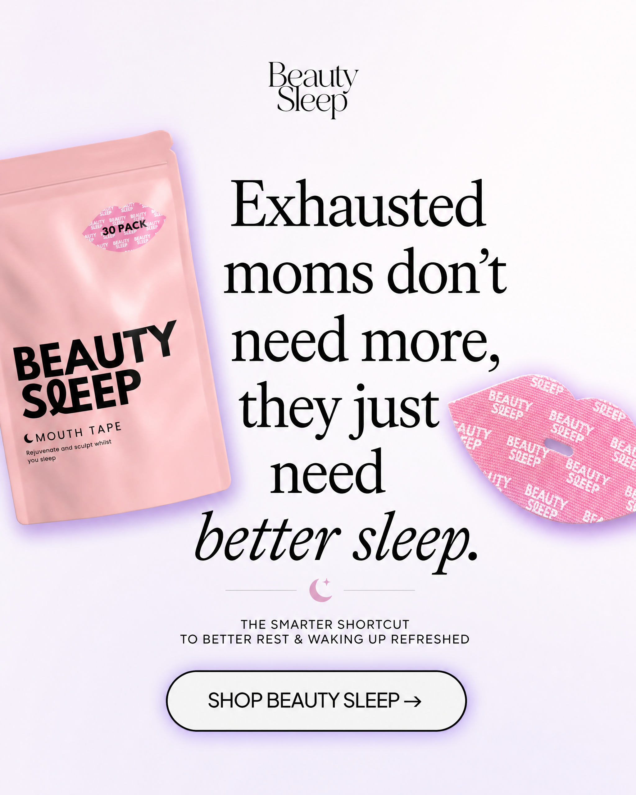 Beauty Sleep Facebook ad
