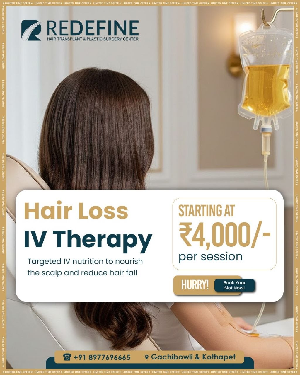 Redefine Skin and Hair Transplant Center Facebook ad