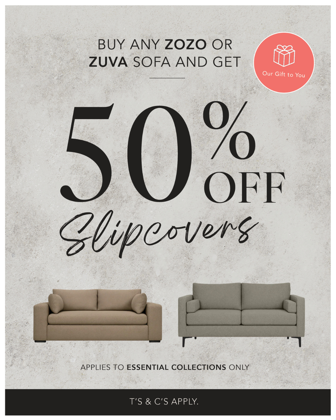 Zorora Sofas Facebook ad