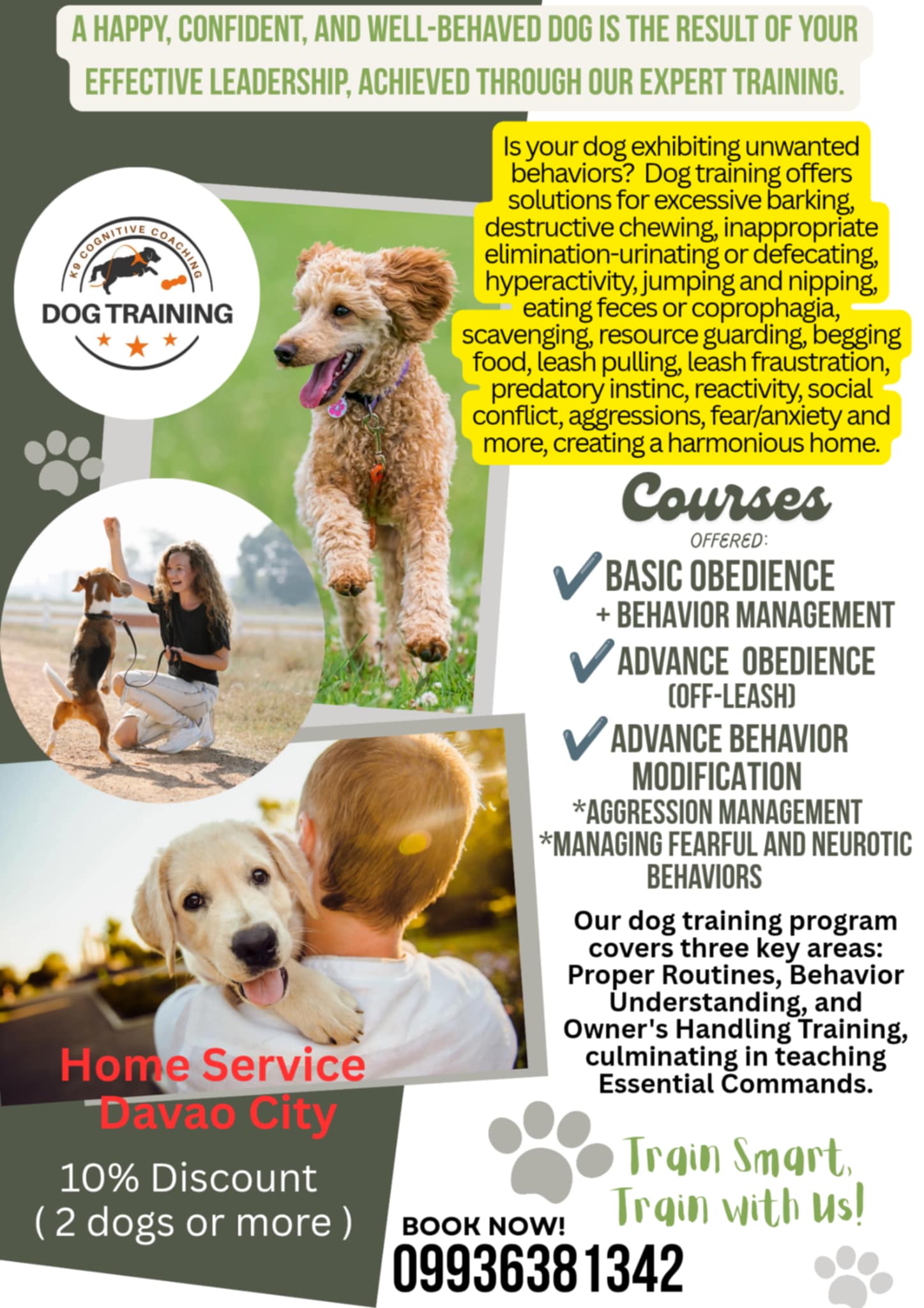 K9 Cognitive Coaching Facebook ad from Jul 3, 2025