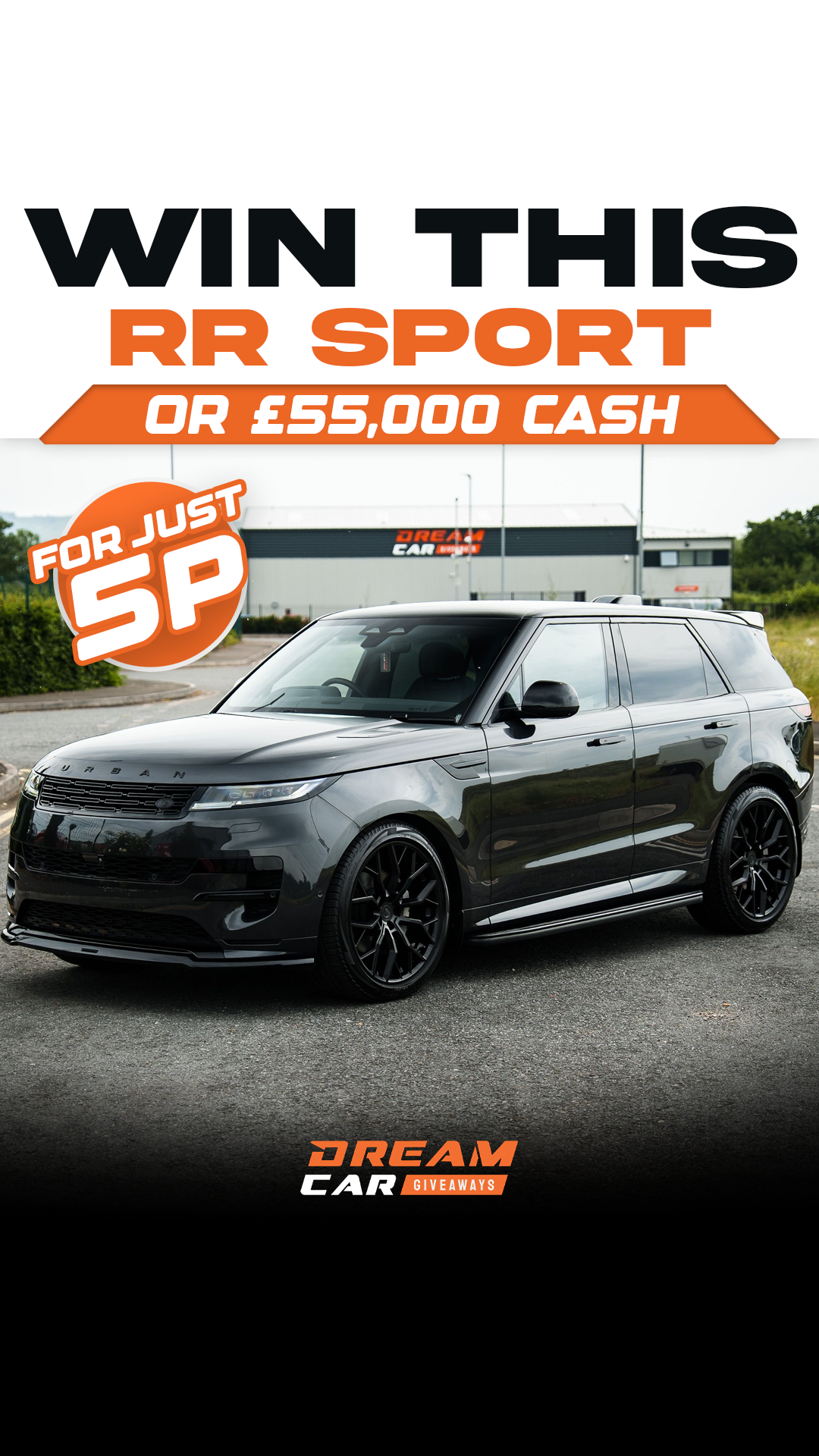 Dream Car Giveaways Facebook ad