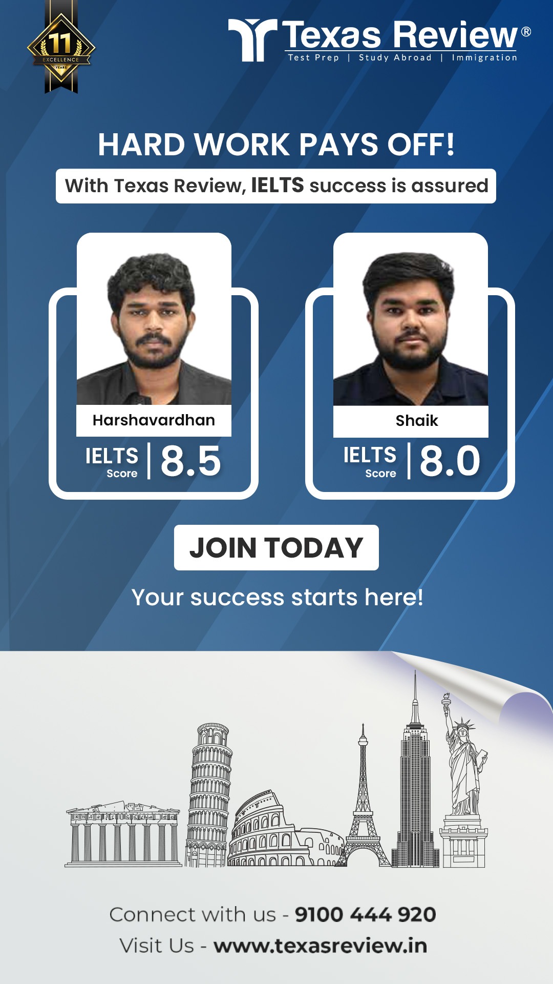 Texas Review Vijayawada Facebook ad
