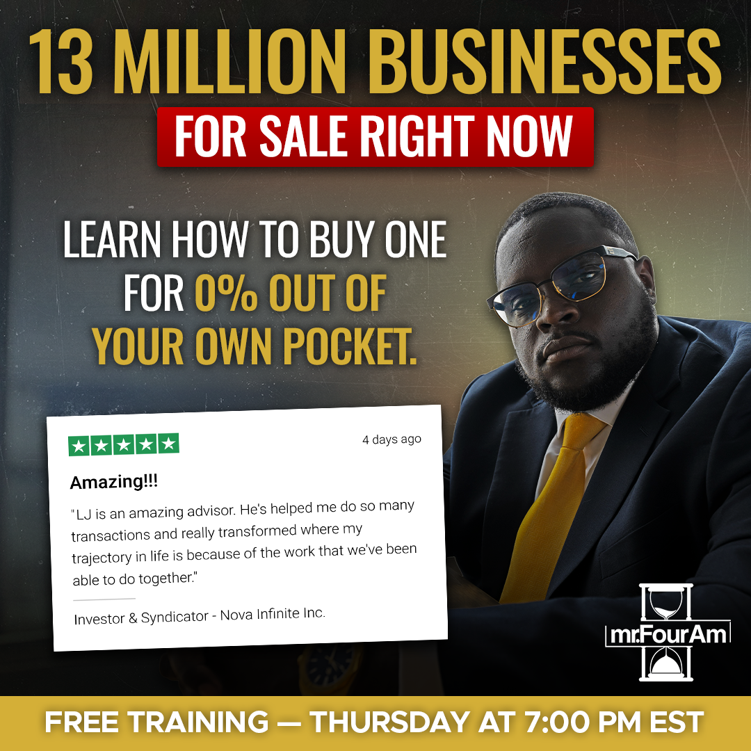 LaJuan mr.FourAM Payne Facebook ad: From six-figure salary to business owner in 90 days