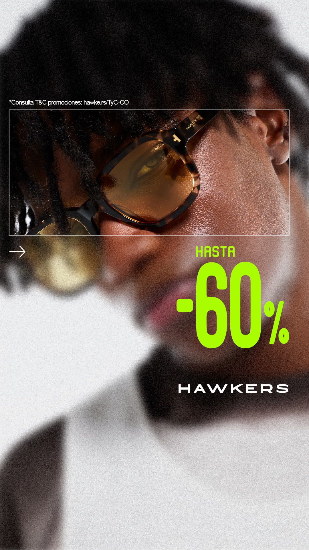 Hawkers Co. Facebook ad