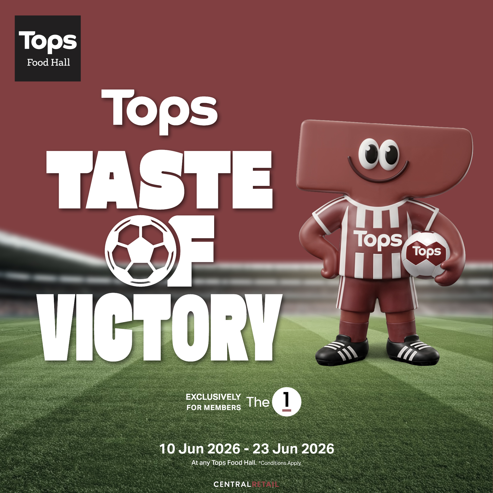 TOPS FOOD HALL Facebook ad: Collect stamps and score exclusive rewards