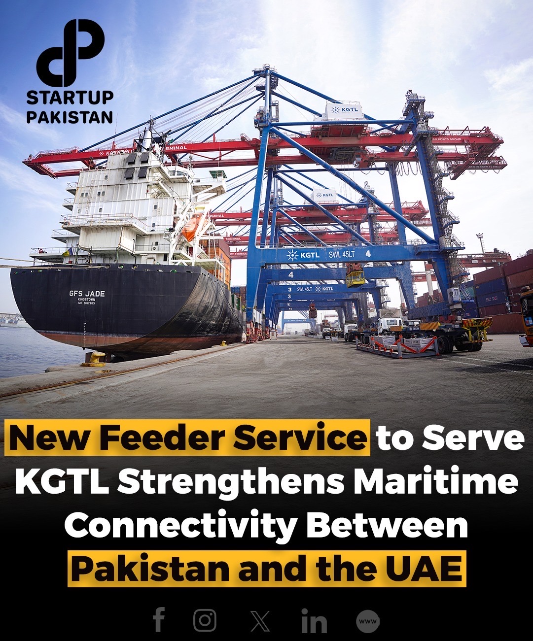 Startup Pakistan Facebook ad: Karachi Gateway Terminal (Private) Limited (KGTL), part of…