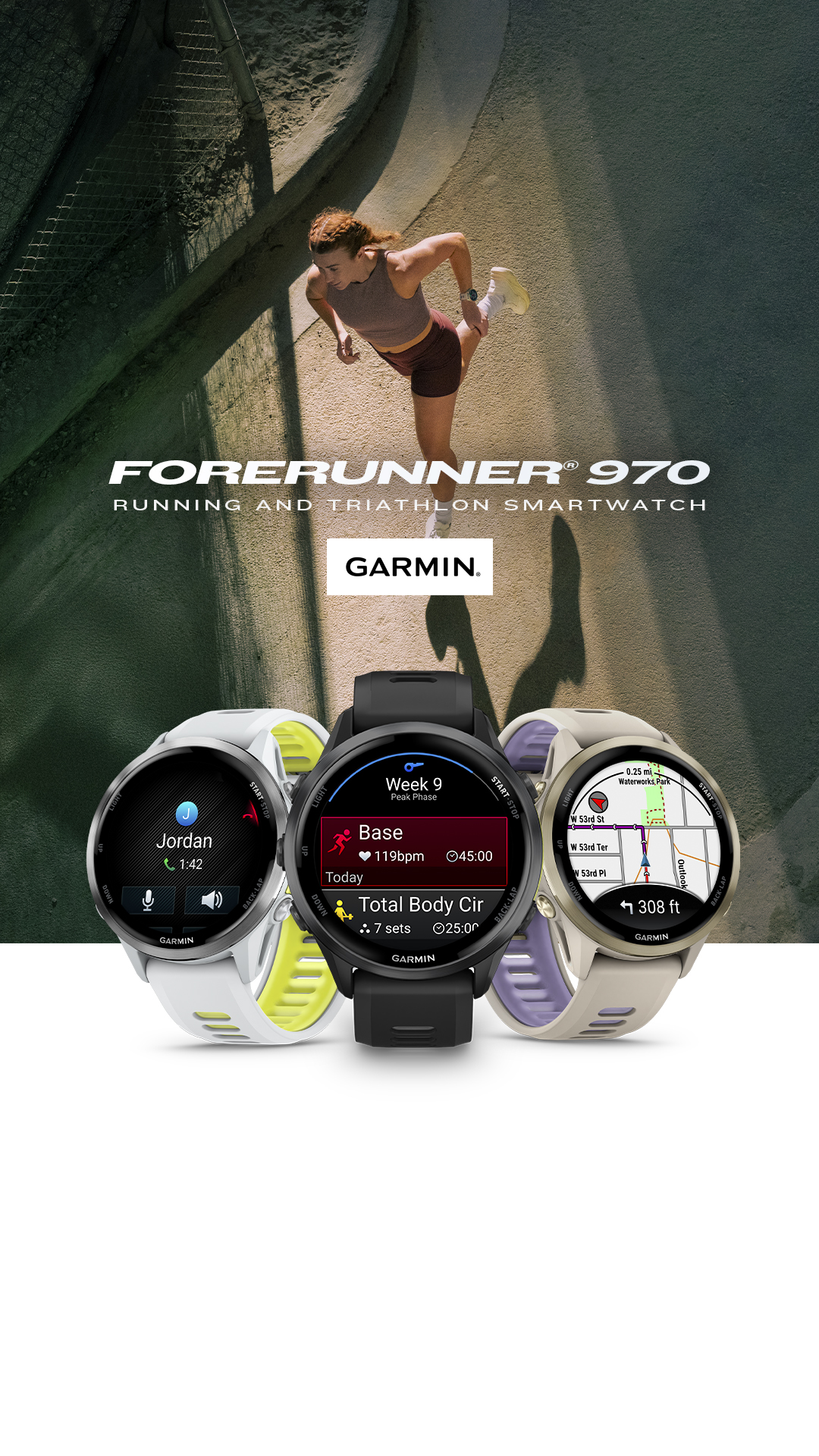 Garmin Running Facebook ad