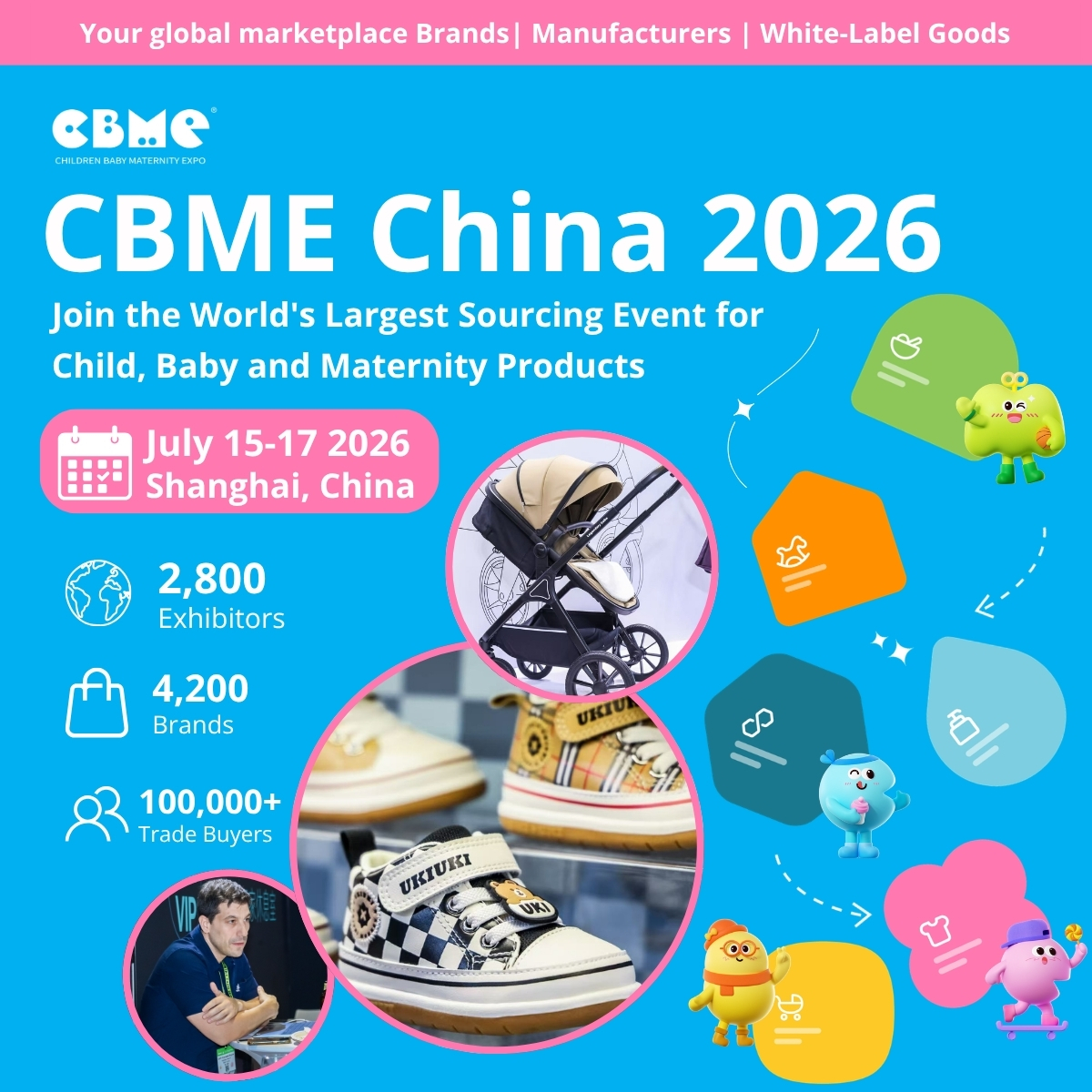 Children Baby & Maternity Industry Expo (CBME) Facebook ad: The world's largest baby products trade fair is back in…