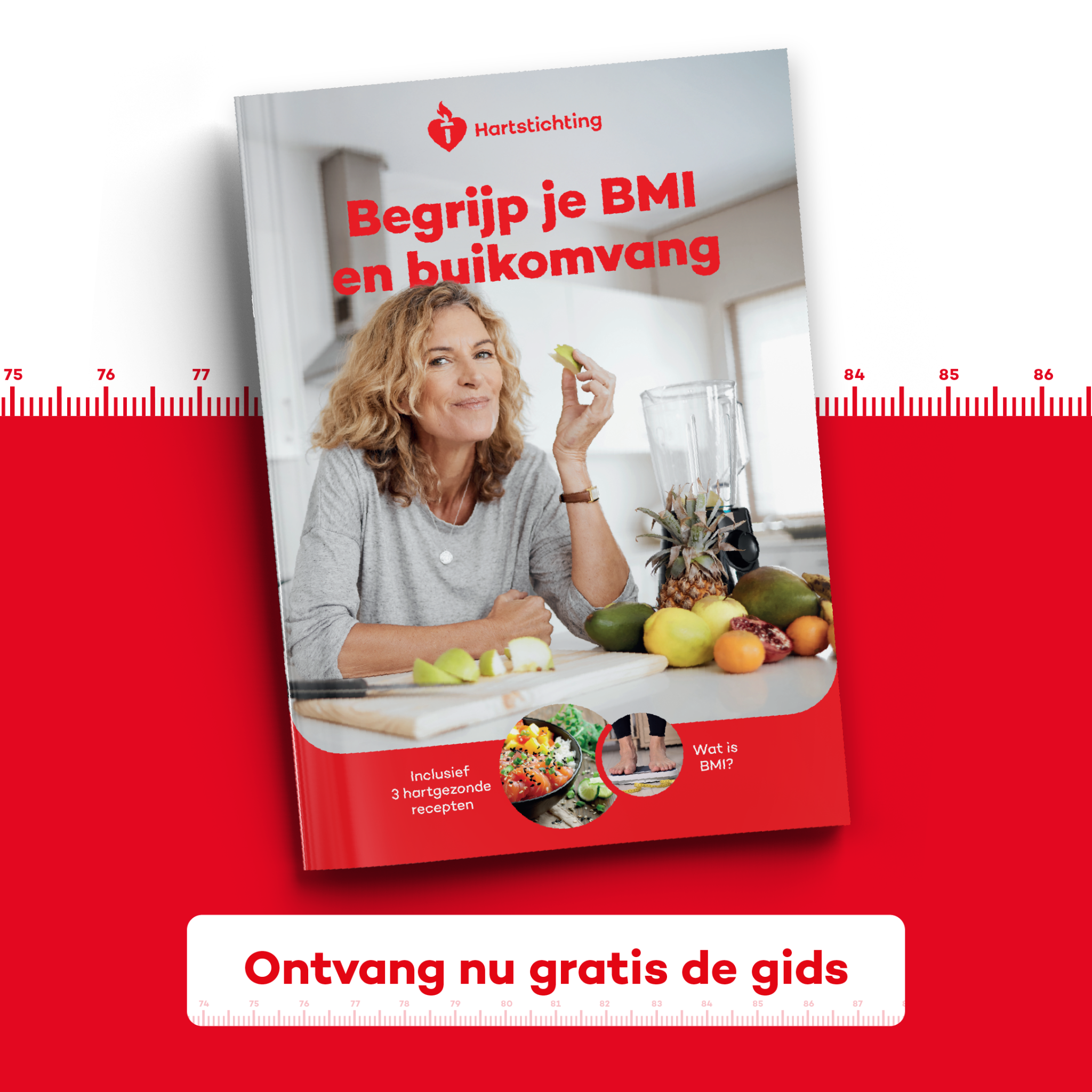 Hartstichting Facebook ad: Vraag de gratis gids aan