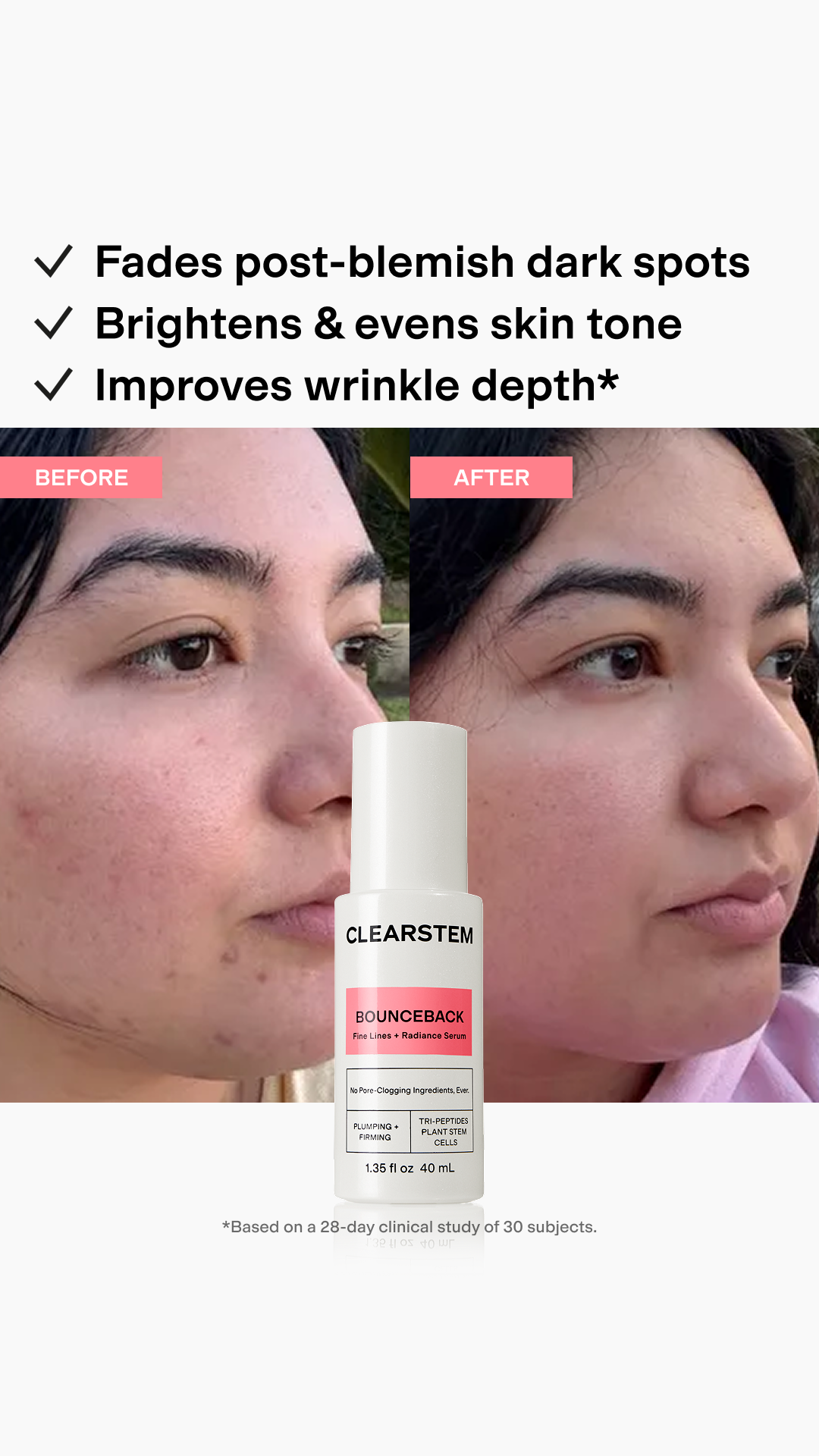 CLEARSTEM Skincare Facebook ad