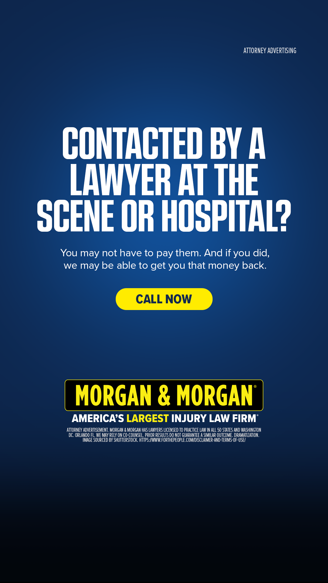 Morgan & Morgan Facebook ad