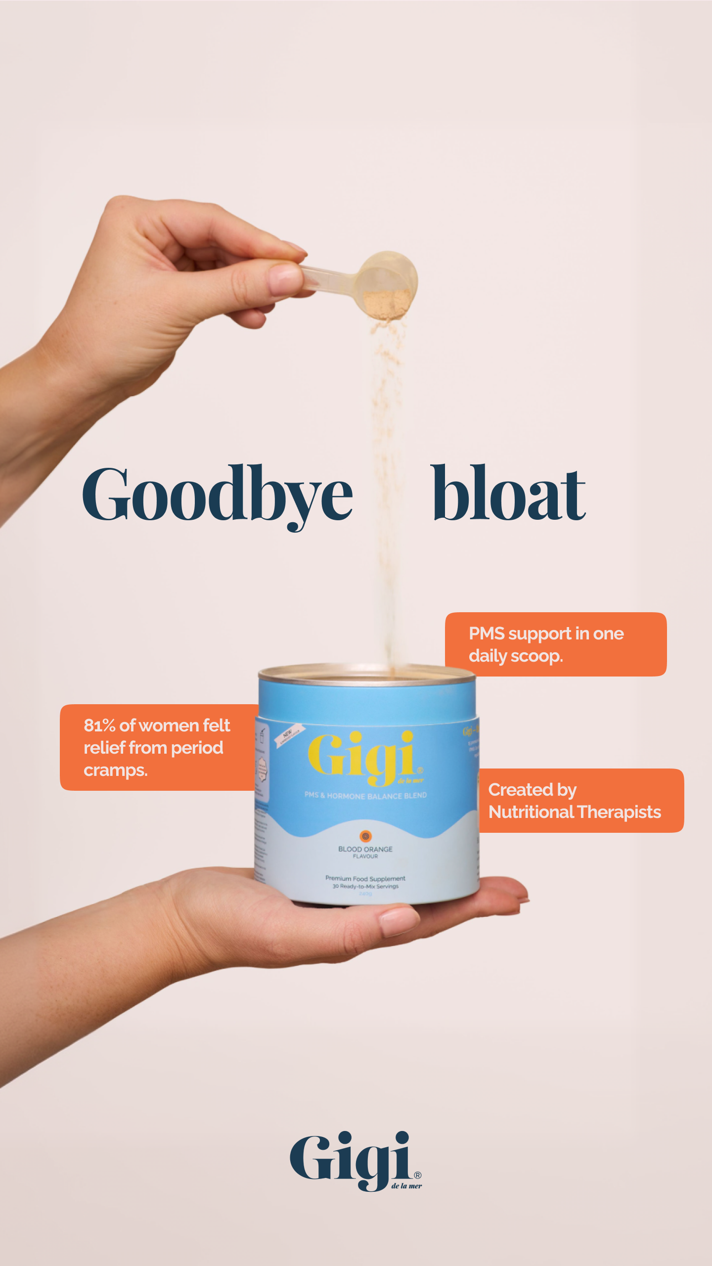 Gigi Supplements Facebook ad