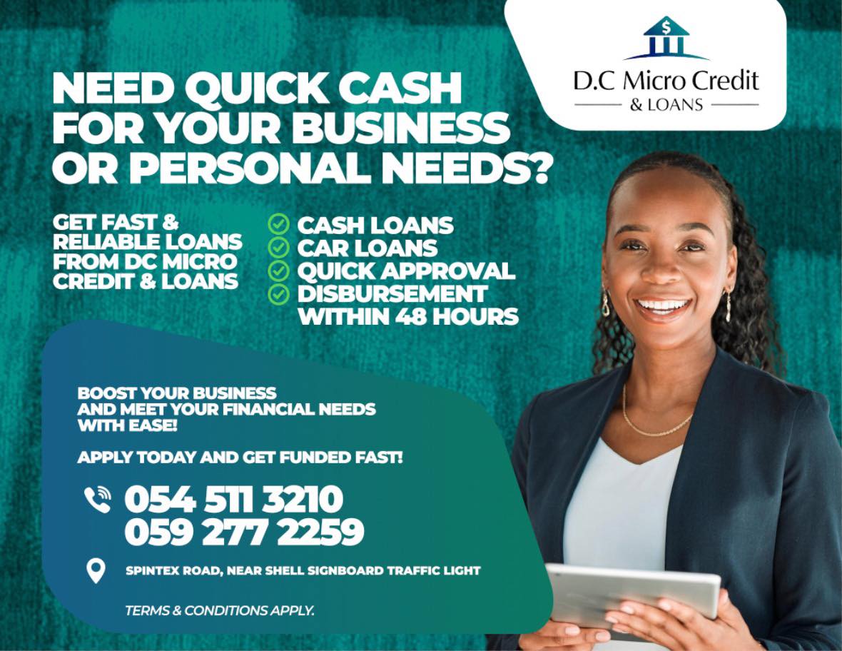 D.C Micro Credit & Loans Facebook ad: GET QUICK CASH TODAY!
