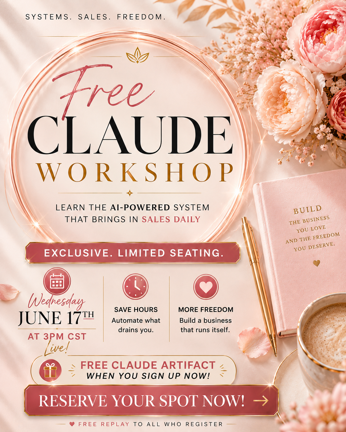 Coach Becky Beach Facebook ad: Migrate to Claude.seamlessly!