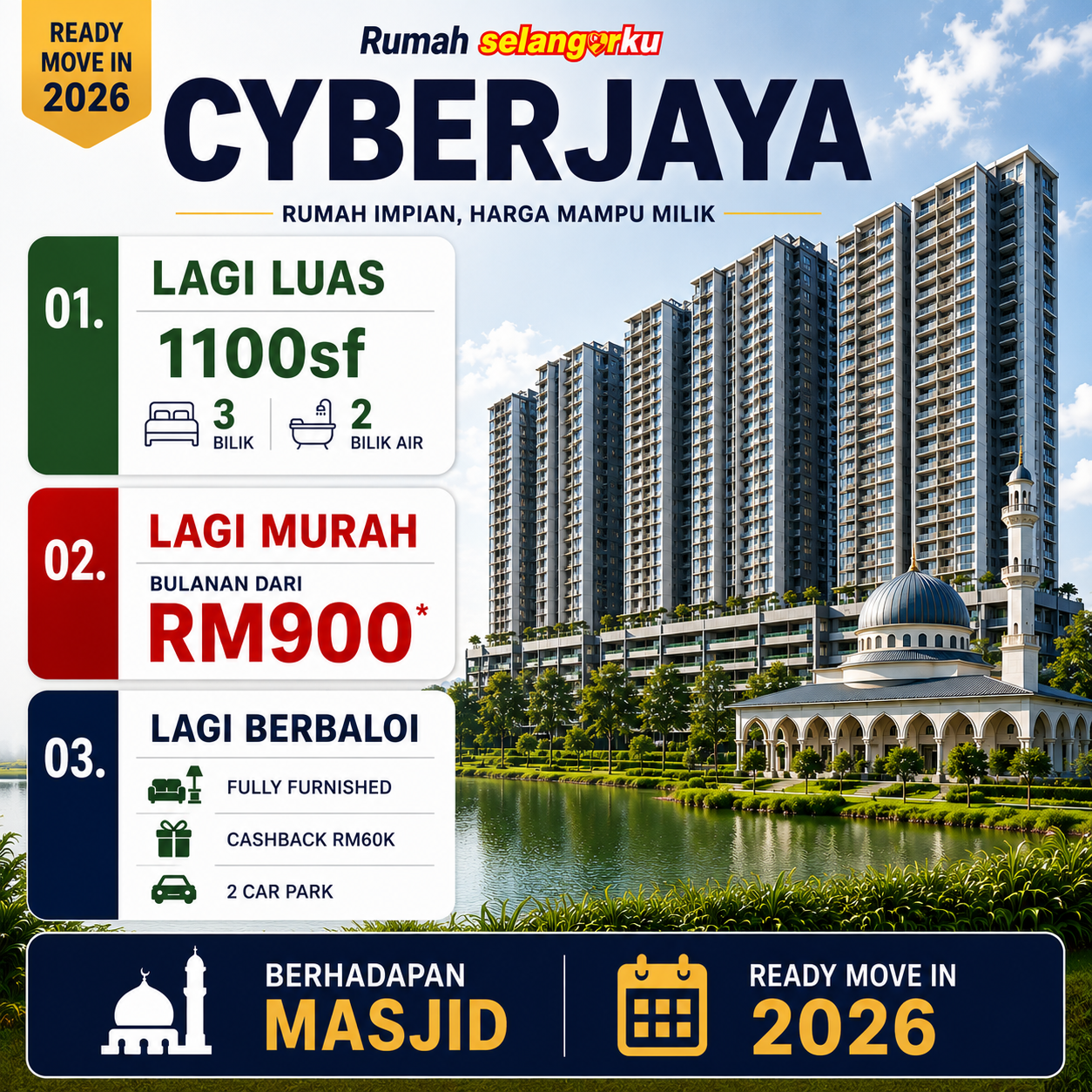 DreamScape Realty Facebook ad: Rumah Pertamaku