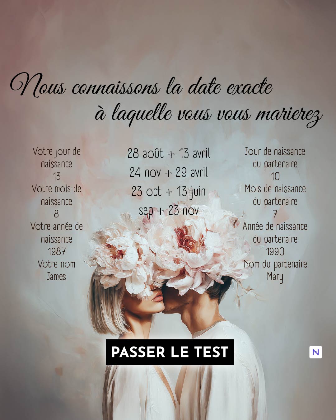 Nebula: Marriage Compatibility Facebook ad
