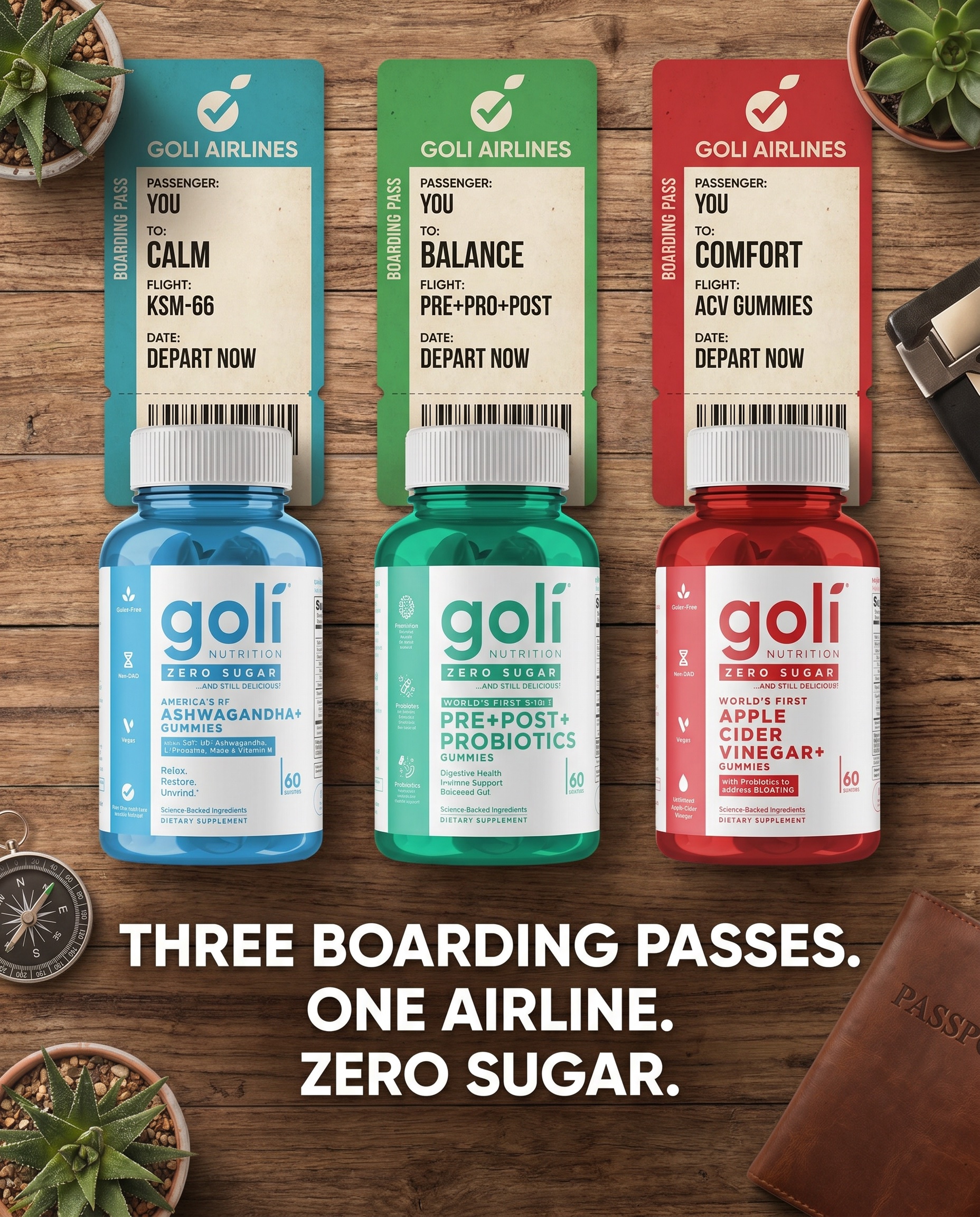 Goli Facebook ad: OVER 60% OFF + 100% FREE Shipping