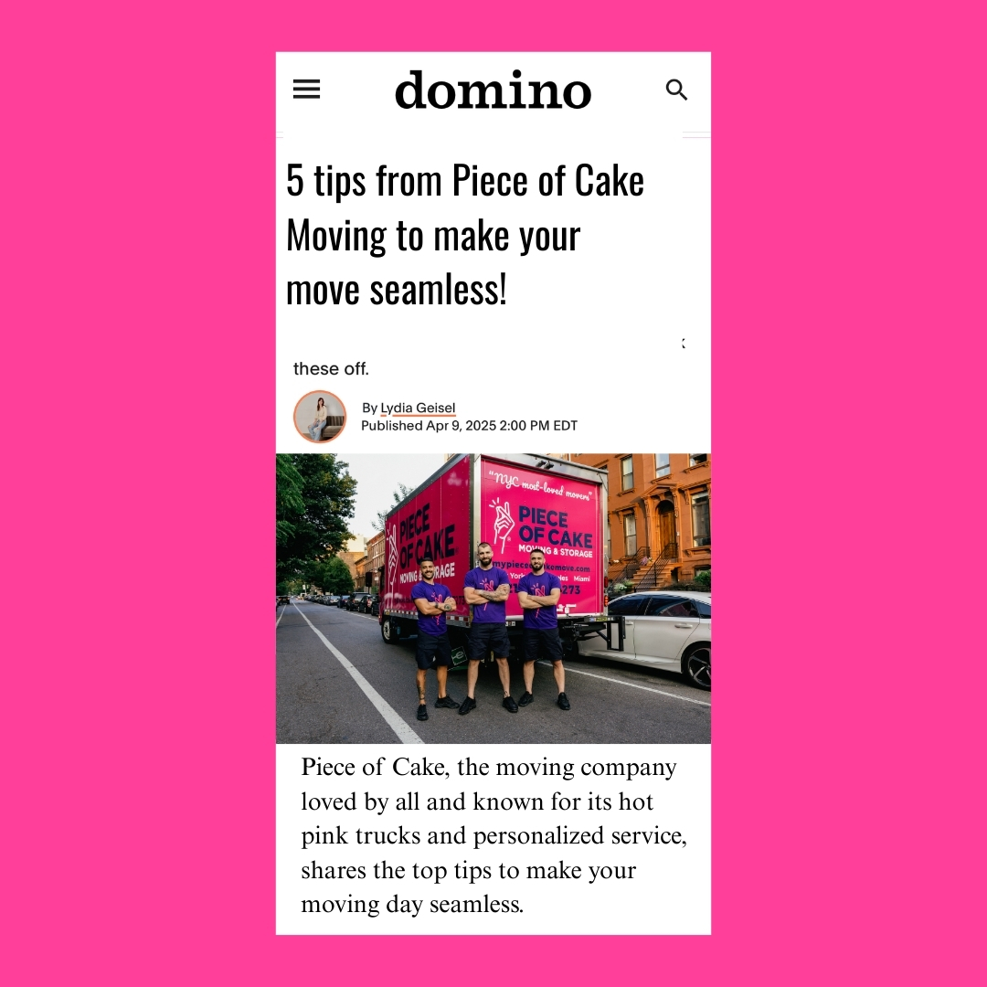 Piece of Cake Moving & Storage Facebook ad