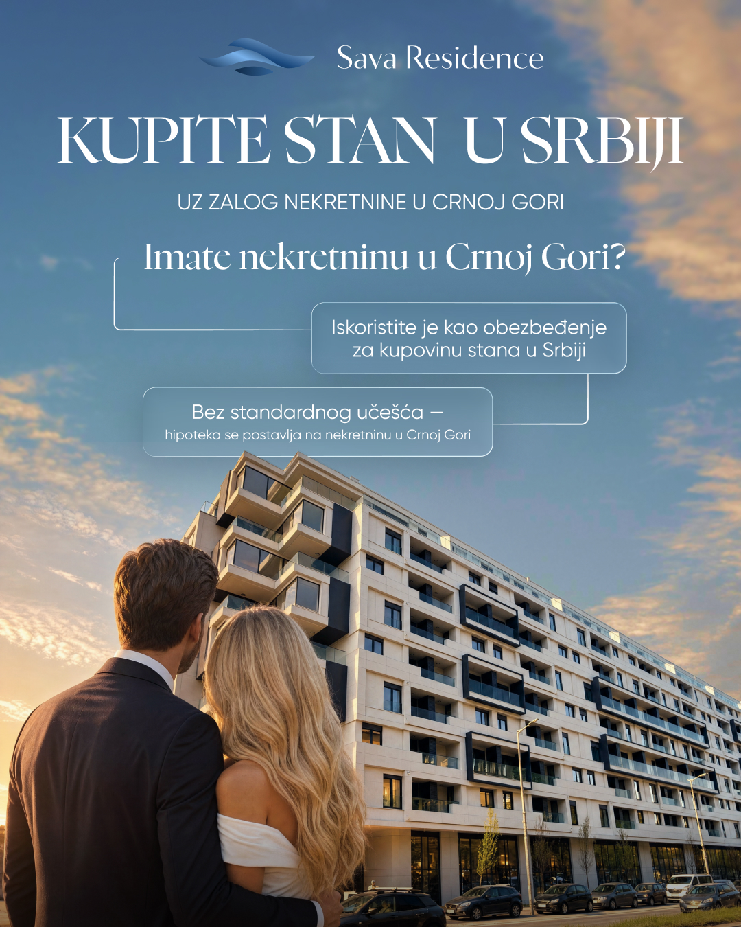 Sava Residence Facebook ad: VAŽNA VEST ZA KUPCE IZ CRNE GORE KOJI…