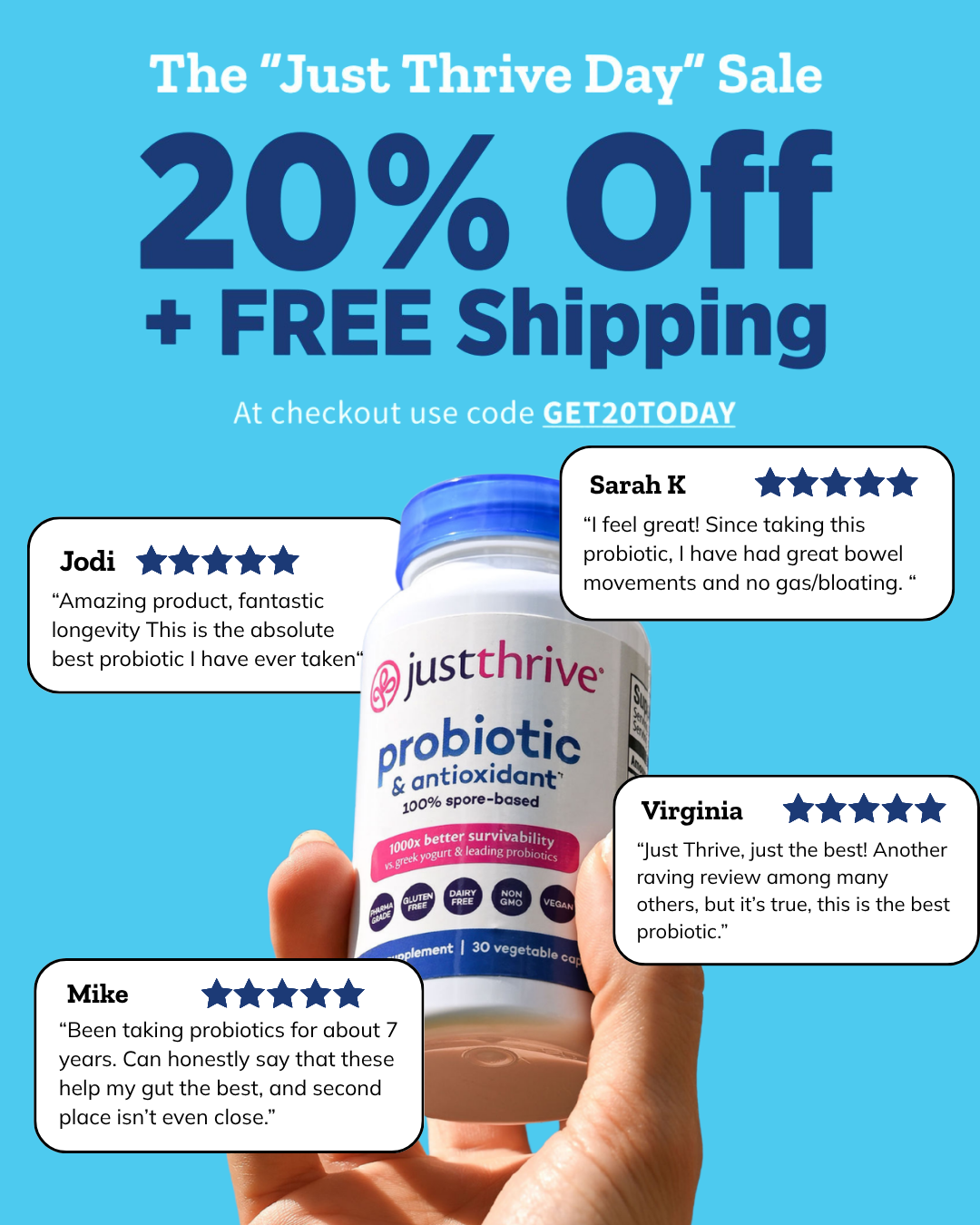 Just Thrive Facebook ad