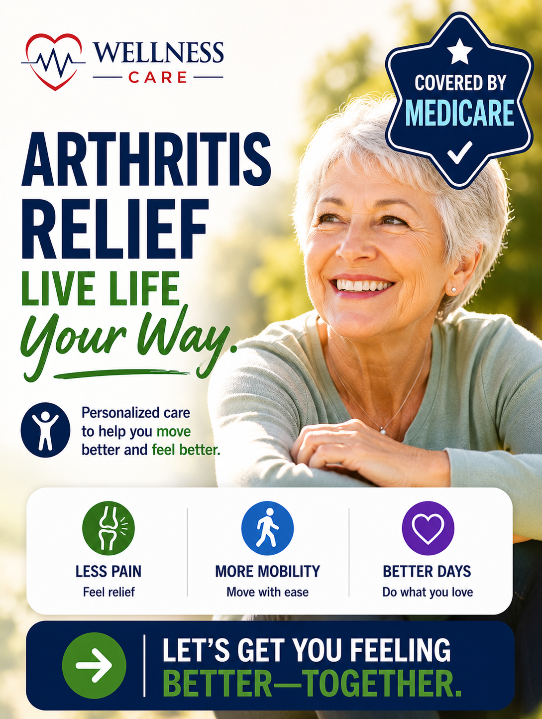 WellnessCare Facebook ad: Get Started Today!
