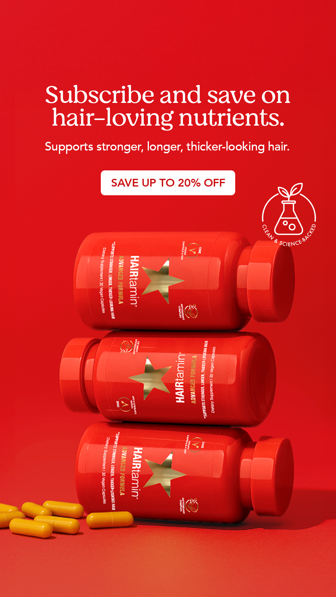 HAIRtamin Facebook ad