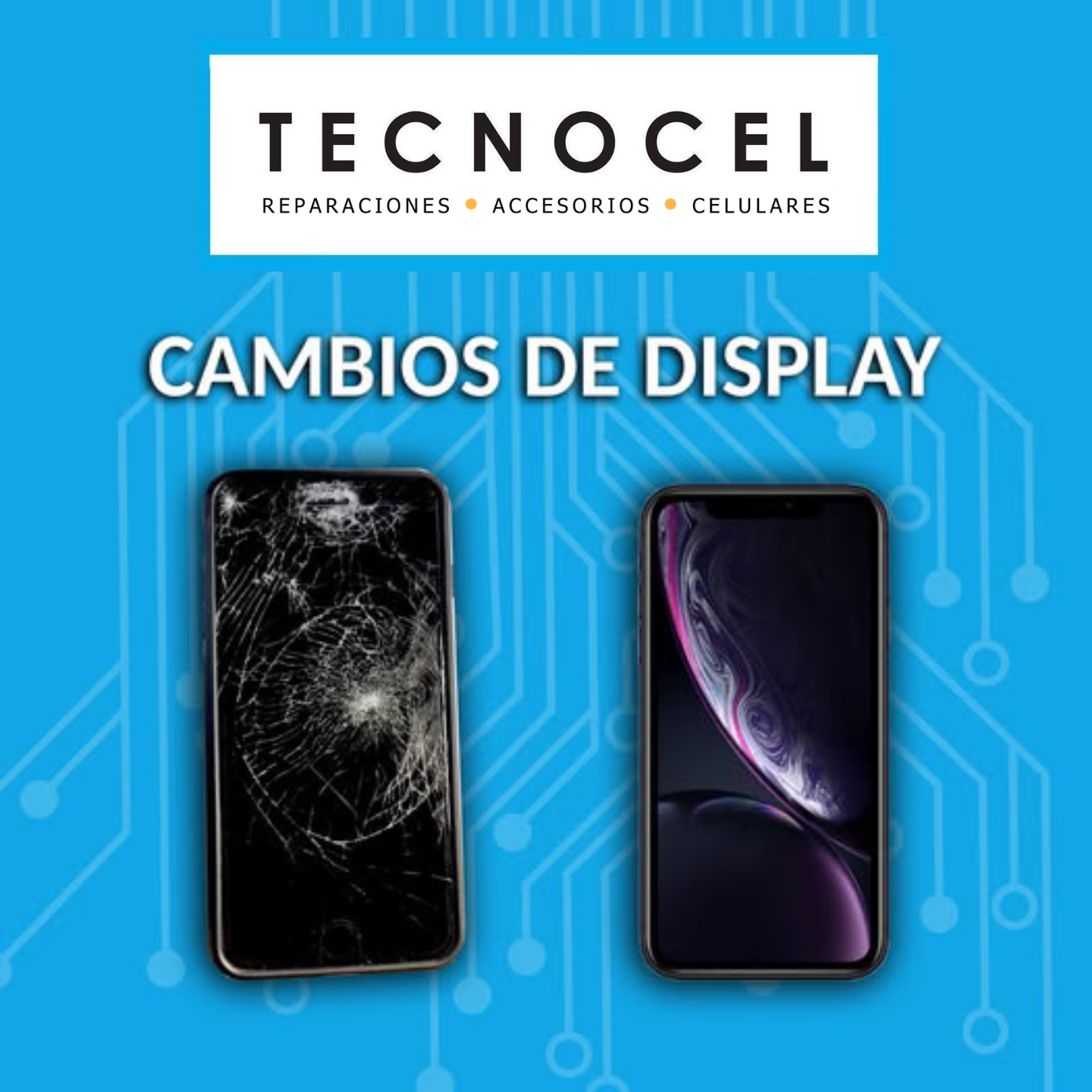 TecnoCel Facebook ad: Rompiste tu celular?