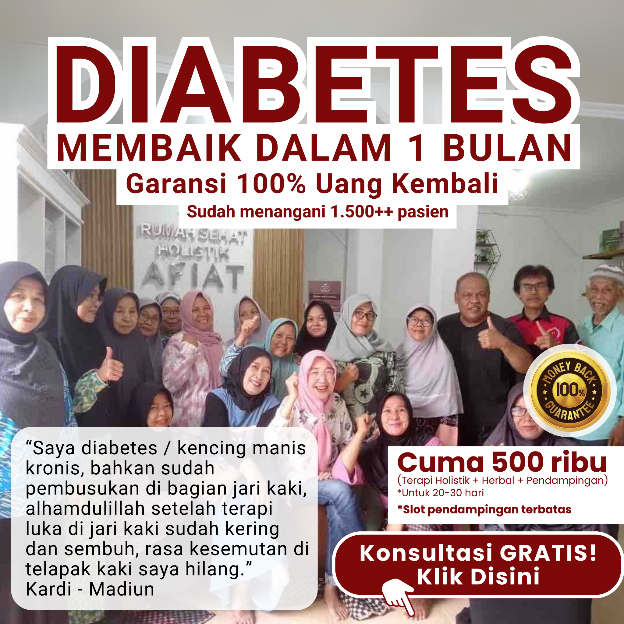 AFIAT Holistic Centre Facebook ad