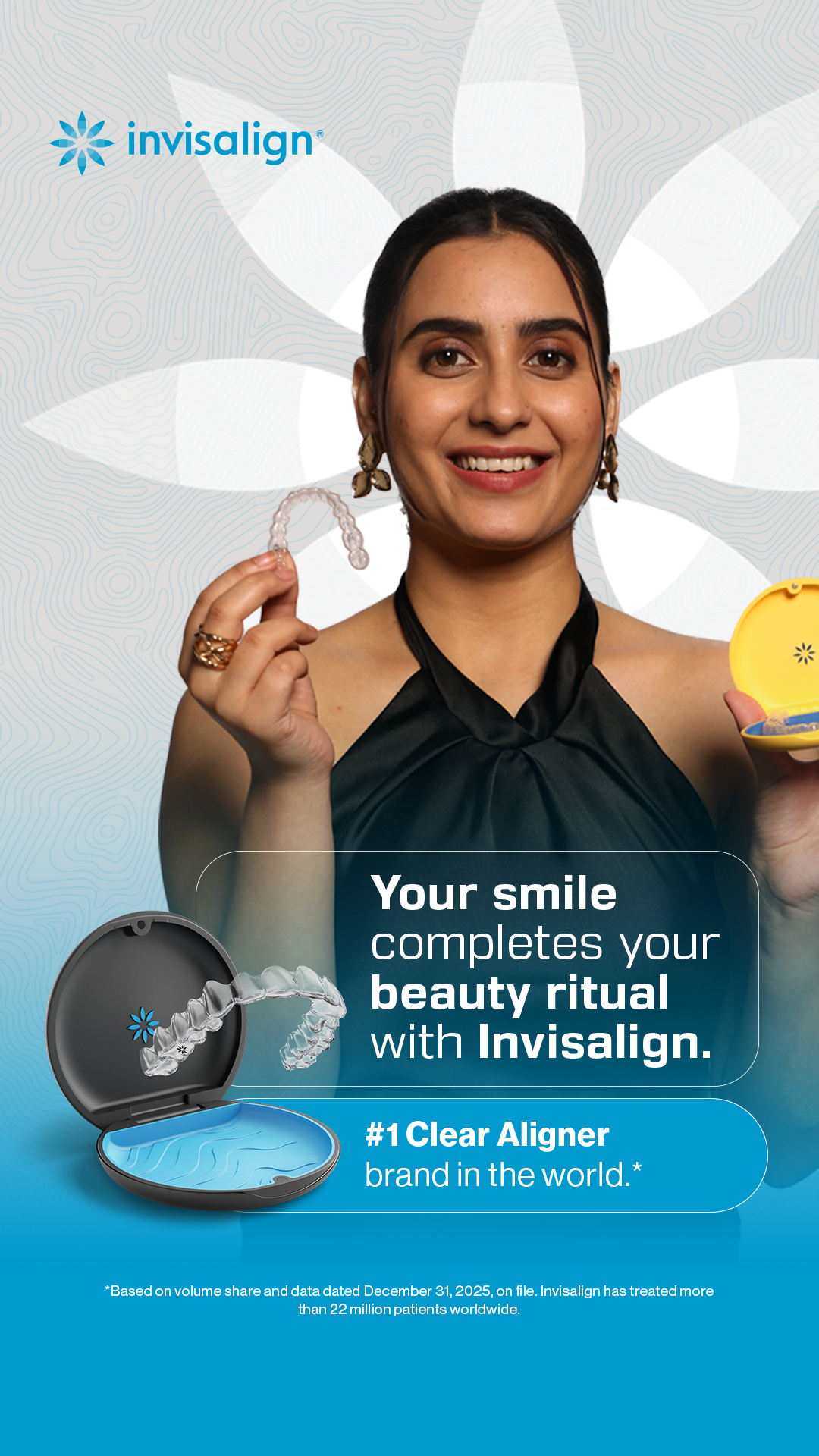Invisalign India Facebook ad: Add Invisalign to your beauty ritual
