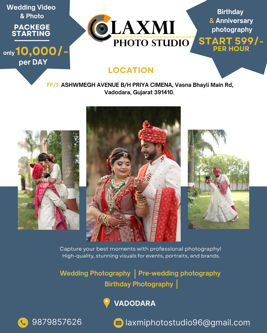 Laxmiphotostudio96 Facebook ad from Oct 28, 2025