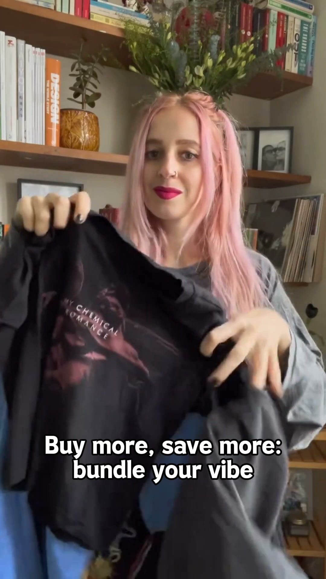Rock Merch Vault Facebook ad: 80% Off Everything at EMP - Your Fandom, Your Rules