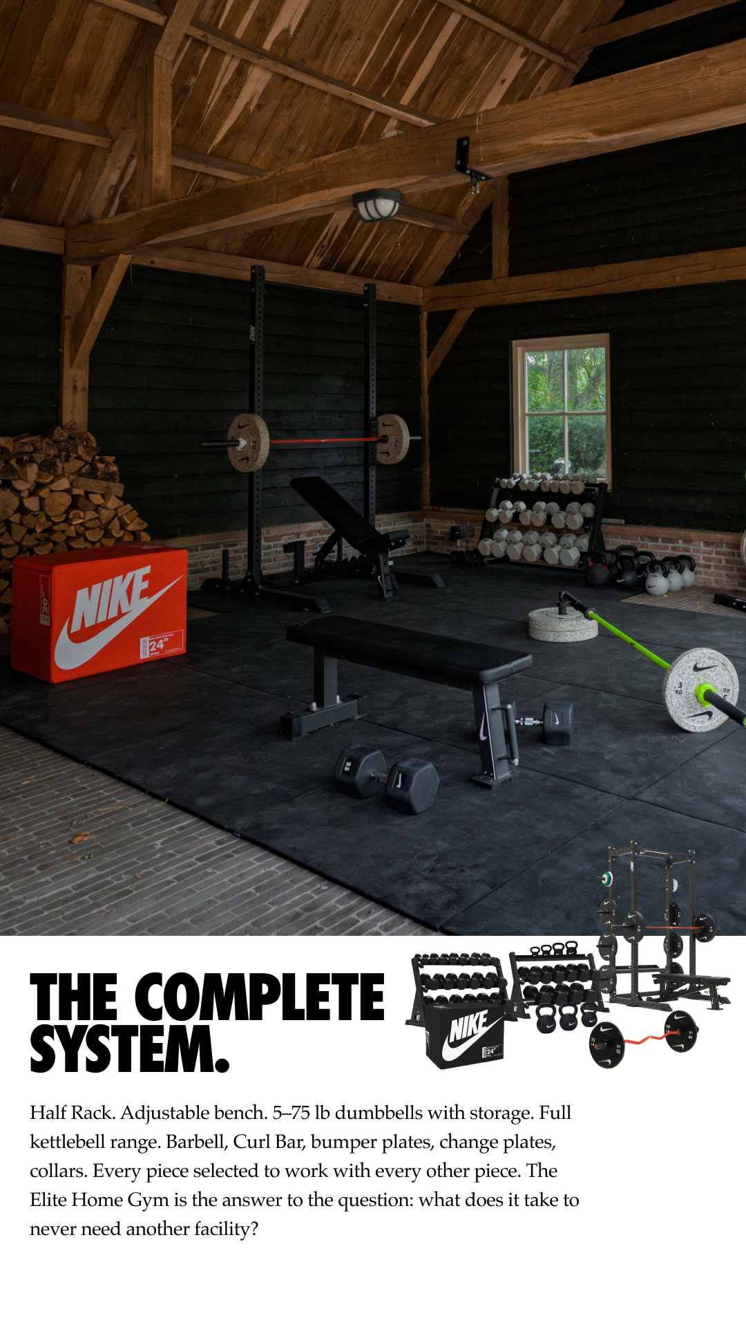 Nike Strength Facebook ad