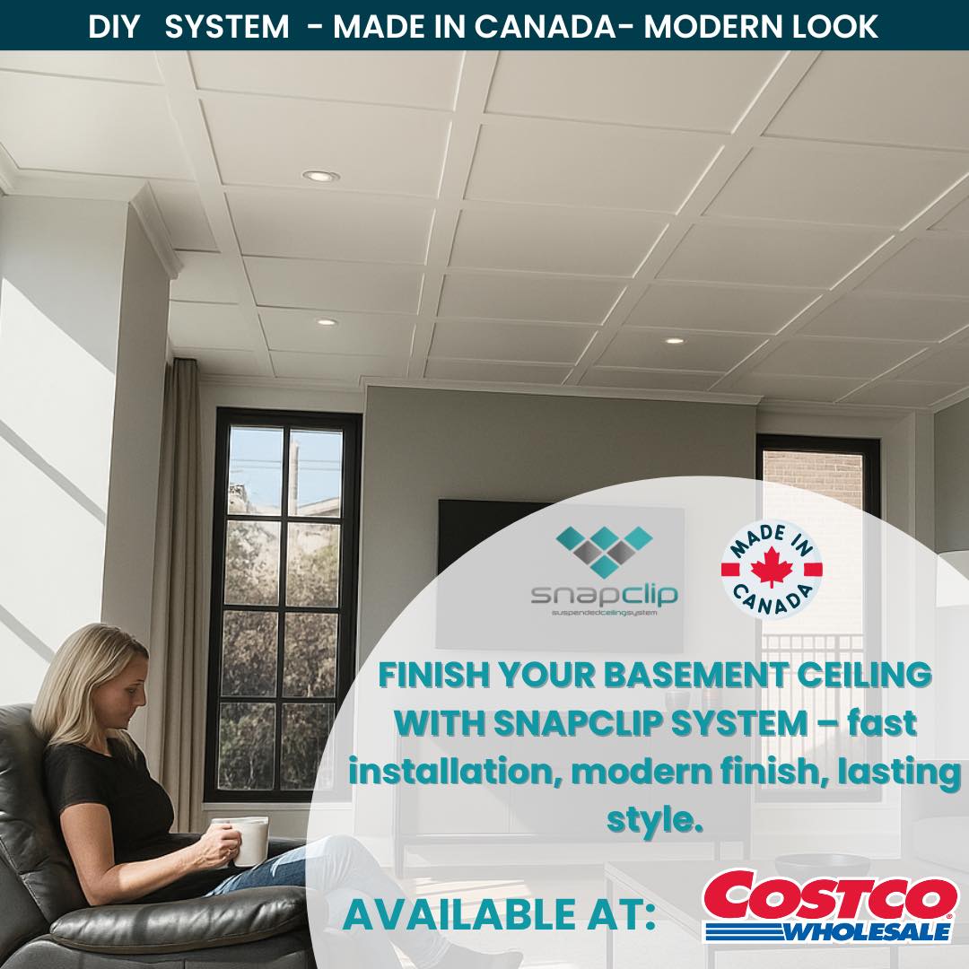 SnapClip System Facebook ad: Ready to finish your basement but know where…