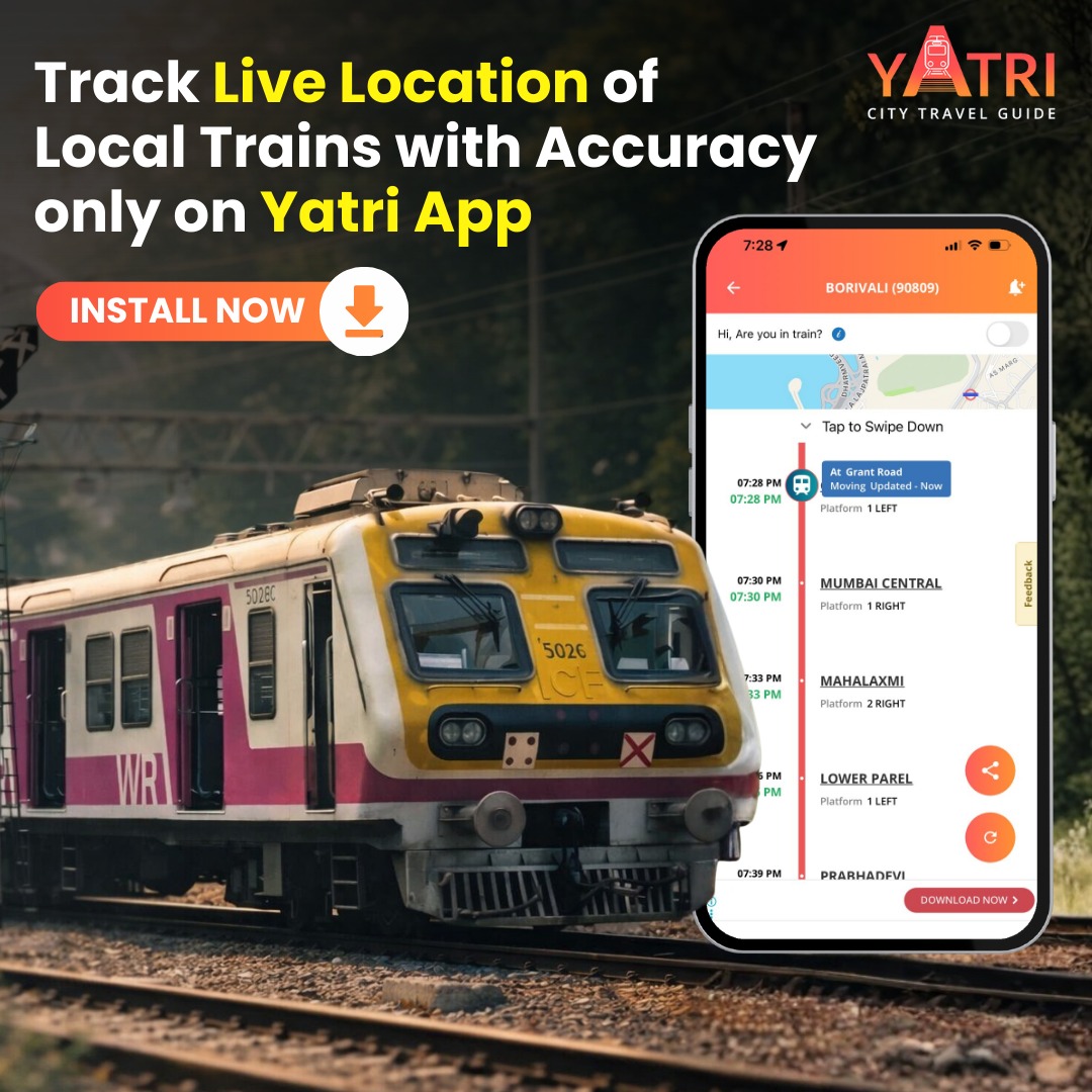 Yatri Railway APP Facebook ad: App for Metro, Train & Bus
