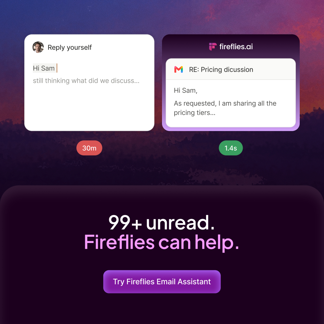 Fireflies.ai Facebook ad