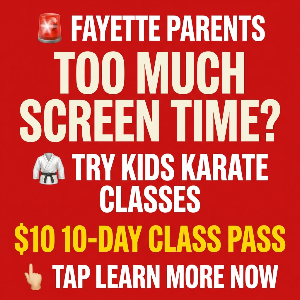 Eaves Karate - Fayette Facebook ad