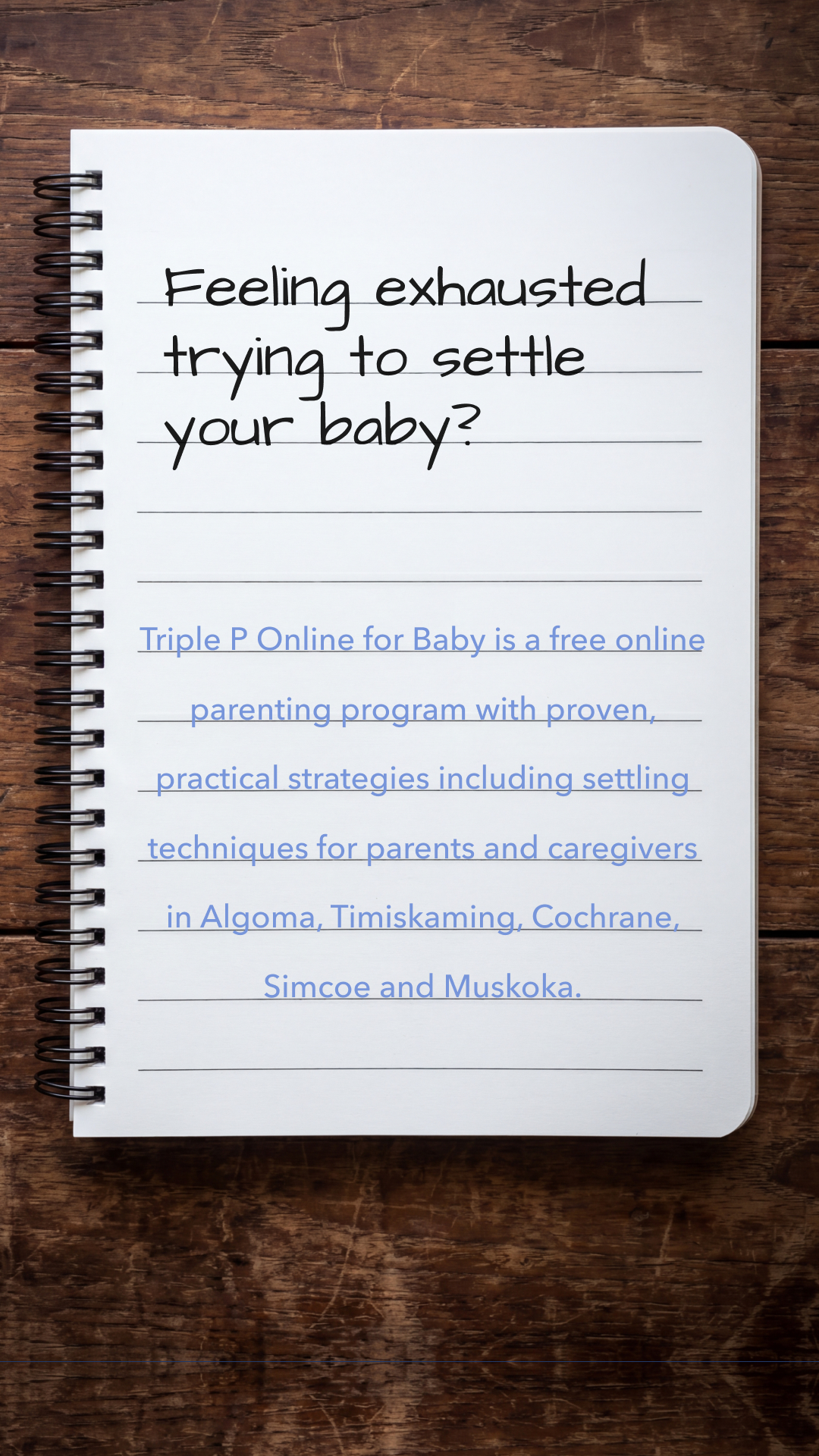 Triple P Canada - Positive Parenting Program Facebook ad