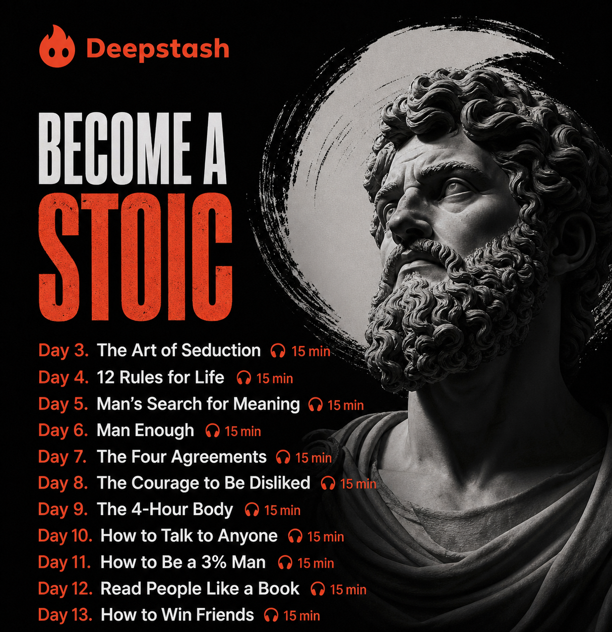 Deepstash Facebook ad